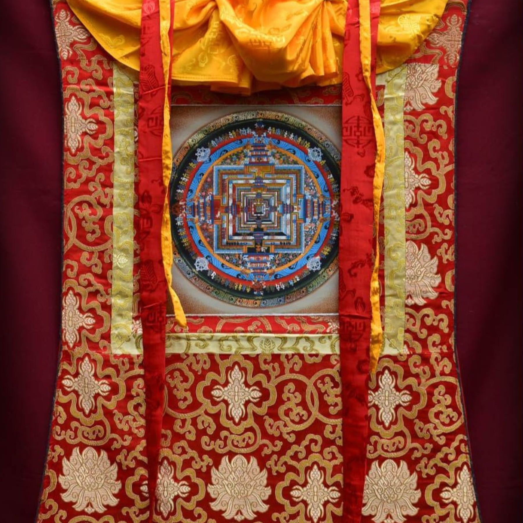 Thangka Brocade Framing 