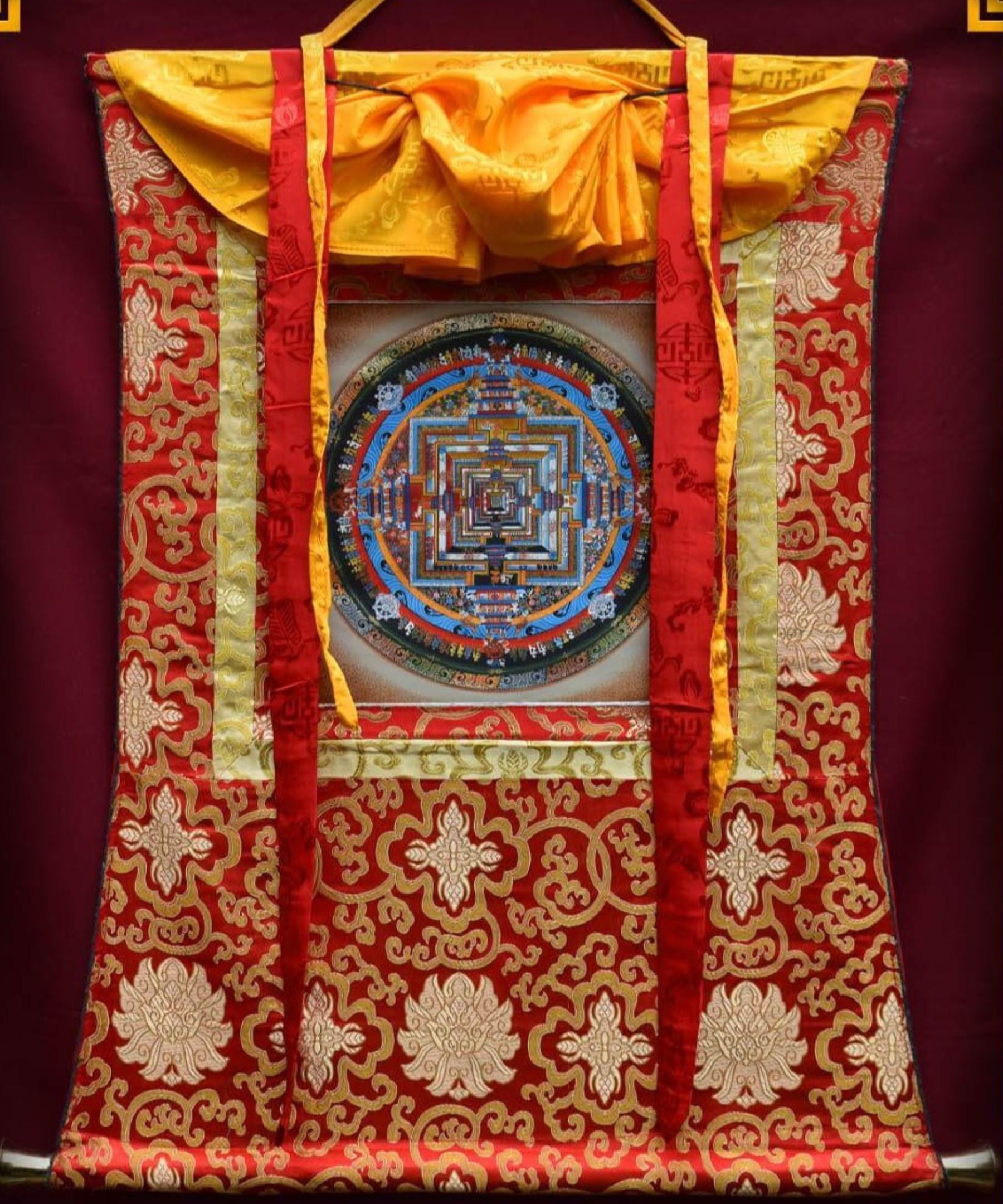 Thangka Brocade Framing 