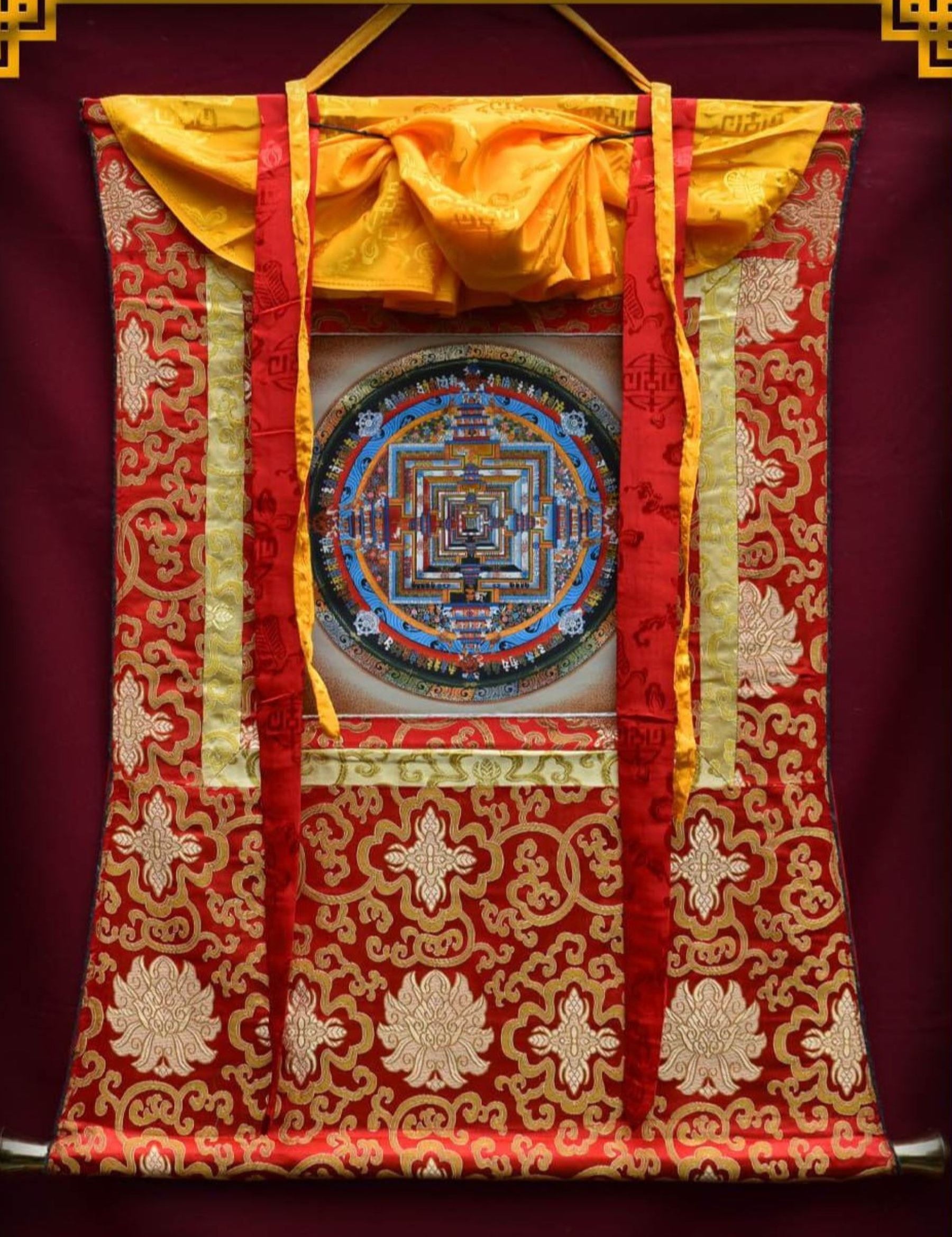 Thangka Brocade Framing 