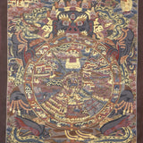 Wheel of Life Thangka for meditation and spirituality.