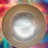 Amitabha Buddha Carved Singing Bowl - Sound Healing Bowl