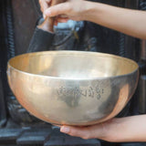 Standing Tara Engraved Singing Bowl