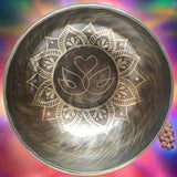 Lotus Mandala Singing Bowl - Tibetan Meditation Bowl