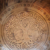 Tree of life Singing Bowl for meditation and sound healing.