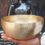 Flower Mandala Engraved Singing Bowl