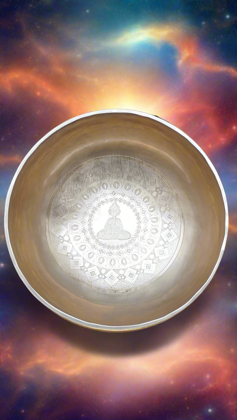 Buddha Engraved Handcrafted Singing Bowl