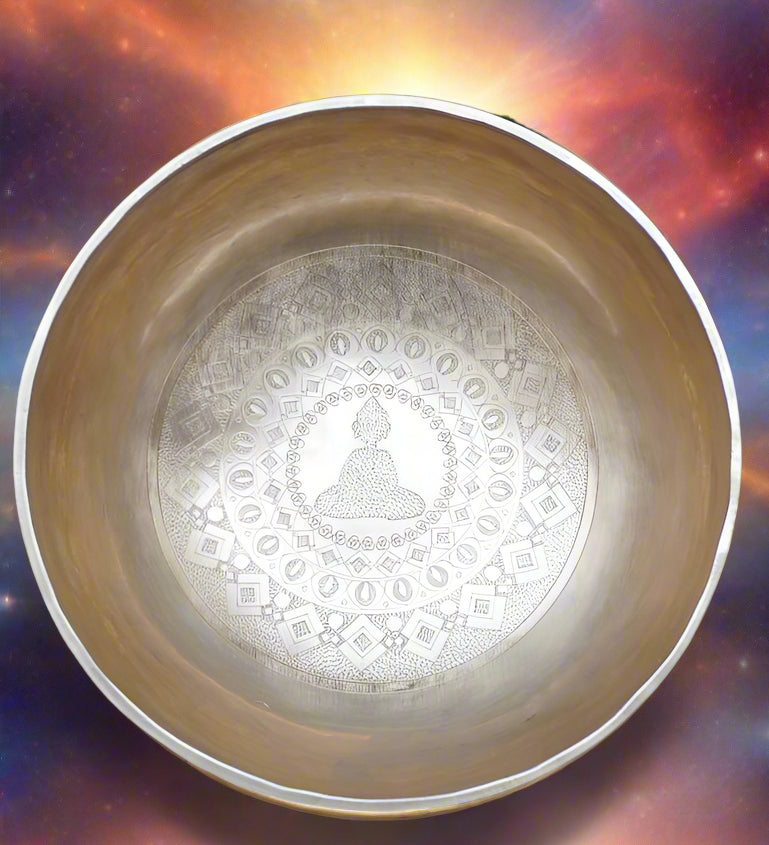 Buddha Engraved Handcrafted Singing Bowl