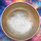 Heart Engraved Singing Bowl - Meditation Bowl