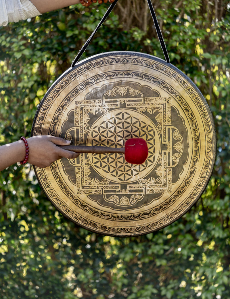 Seed of life Gong for rituals.