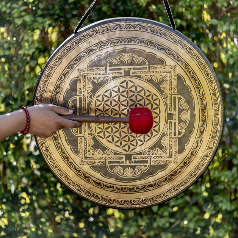 Seed of life Gong for rituals.