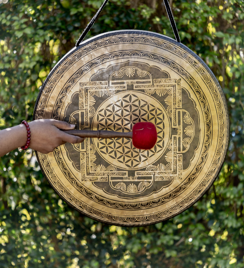 Seed of life Gong for rituals.