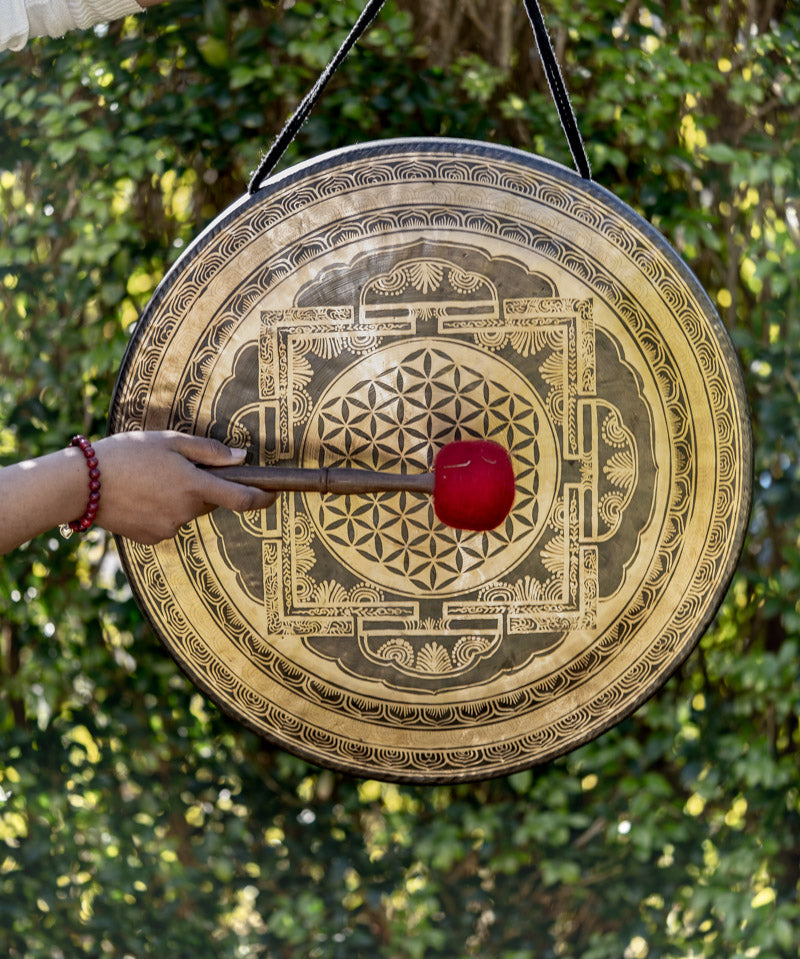 Seed of life Gong for rituals.