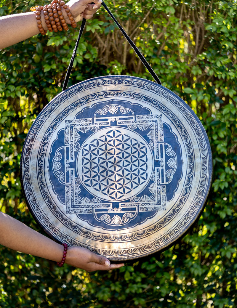 Seed of life Gong for rituals.