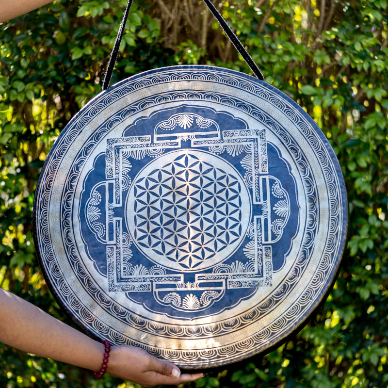 Seed of life Gong for rituals.