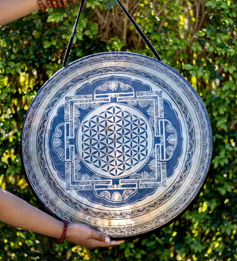 Seed of life Gong for rituals.