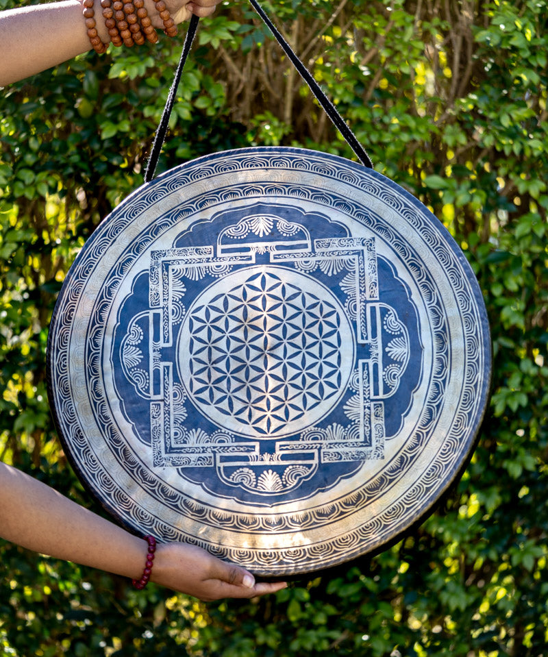 Seed of life Gong for rituals.