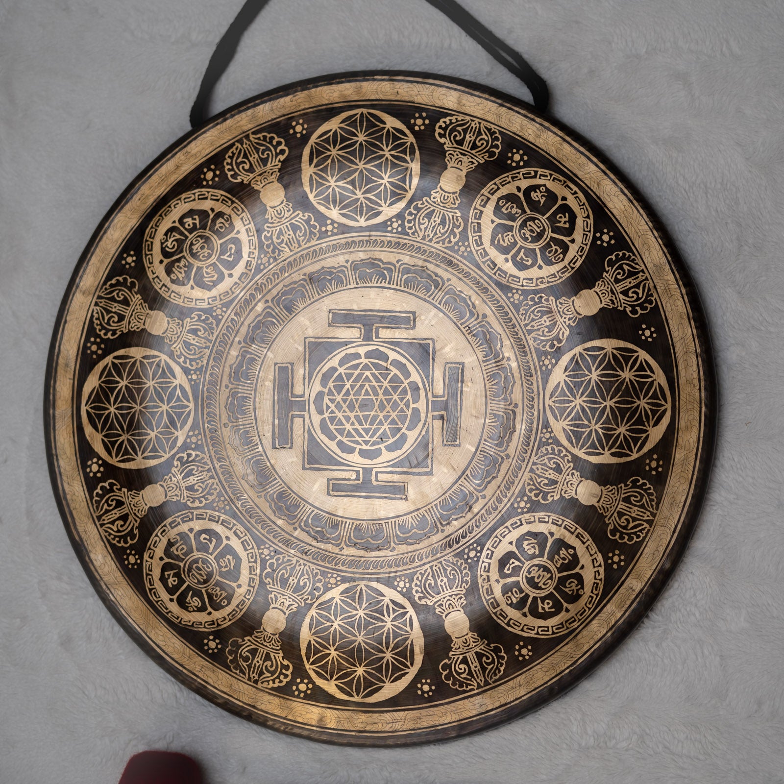 Shri Yantra Gong for sound therapy.