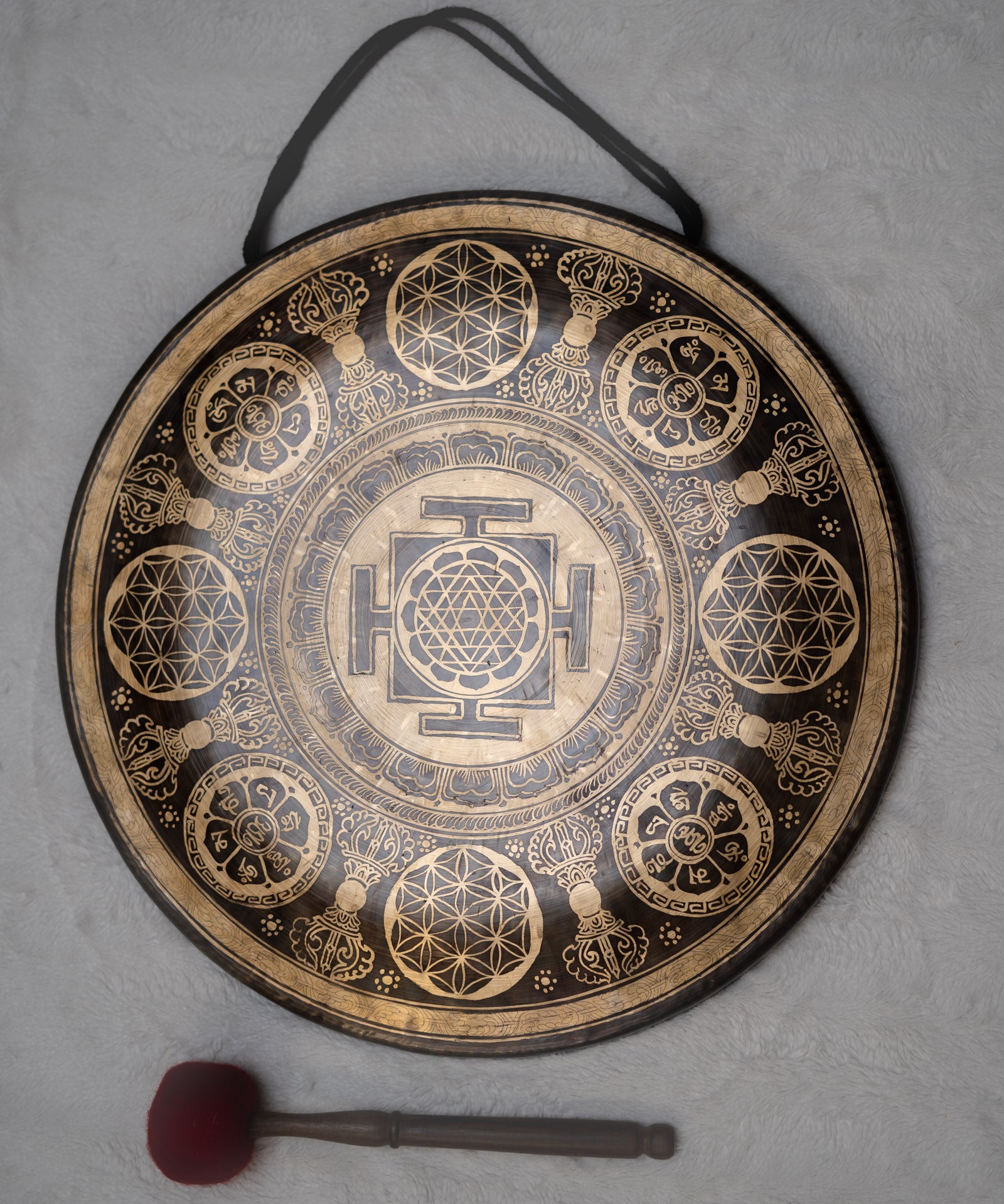 Shri Yantra Gong for sound therapy.