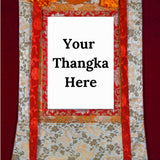 Silver Color Thangka Brocade