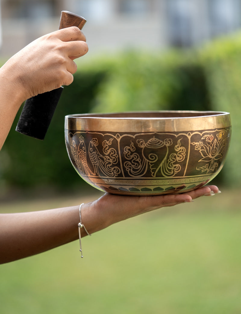 Handmade Mahakala Singing Bowl.