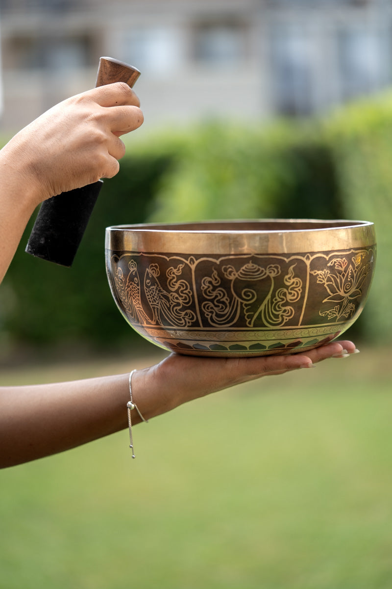 Handmade Mahakala Singing Bowl.