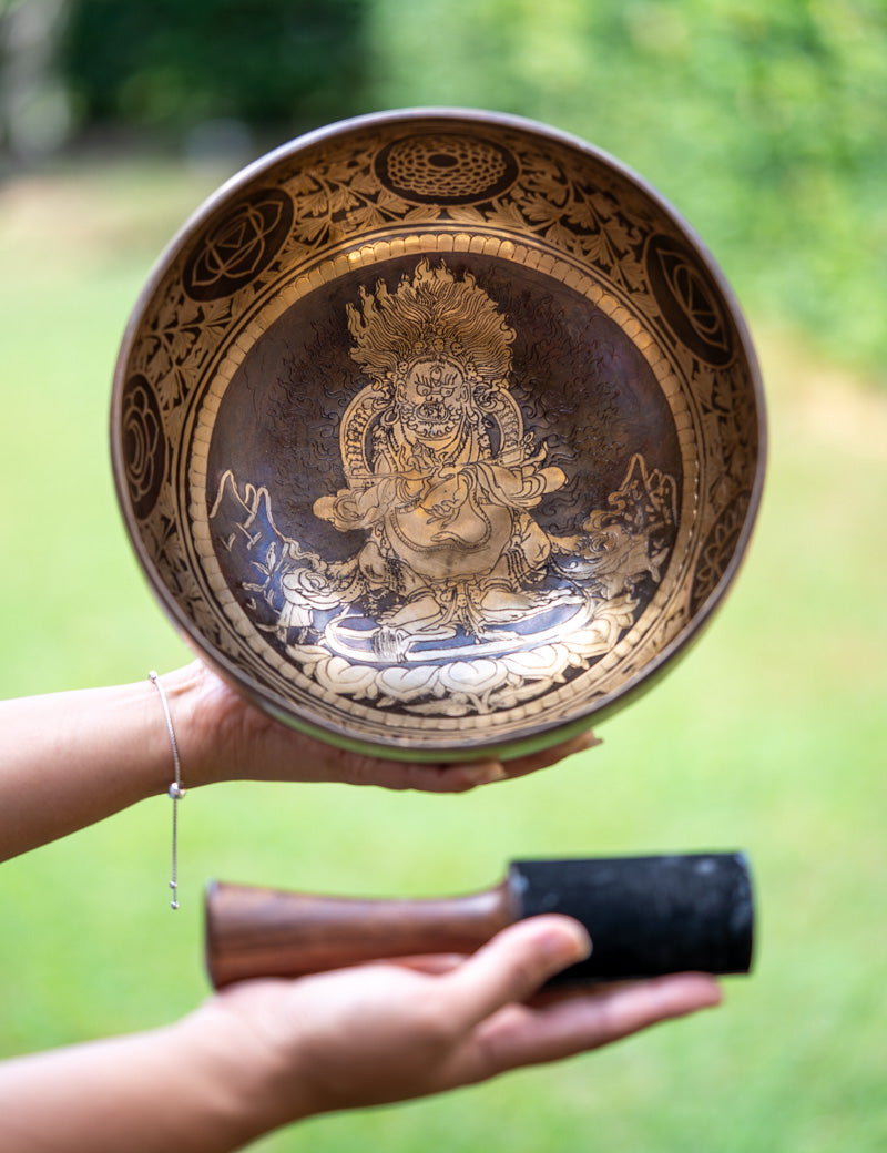 Handmade Mahakala Singing Bowl.