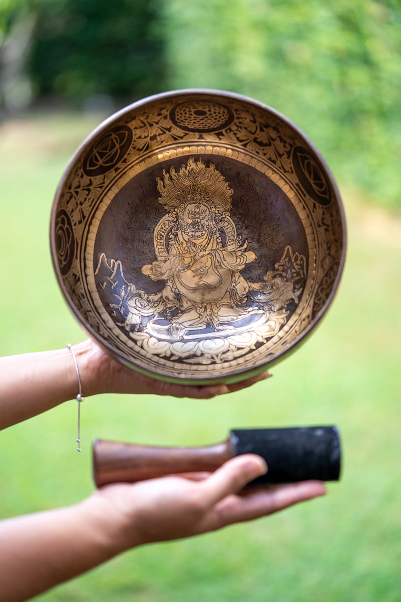 Handmade Mahakala Singing Bowl.