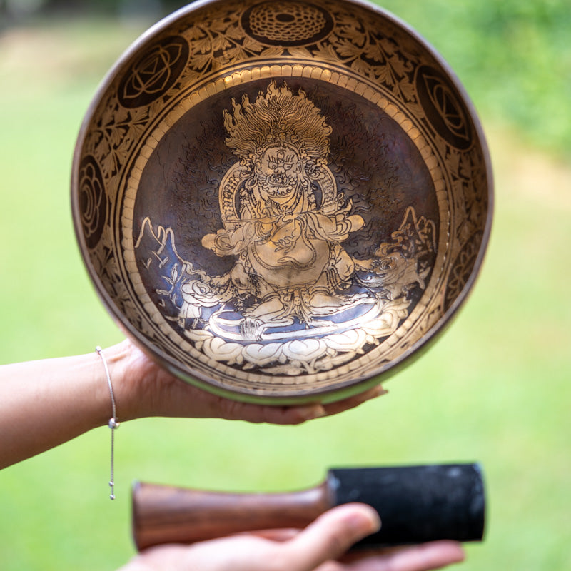 Handmade Mahakala Singing Bowl.