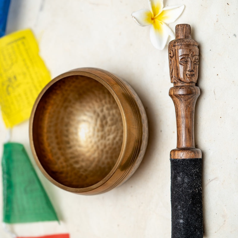 Hand carved Buddha Striker for your singing bowl