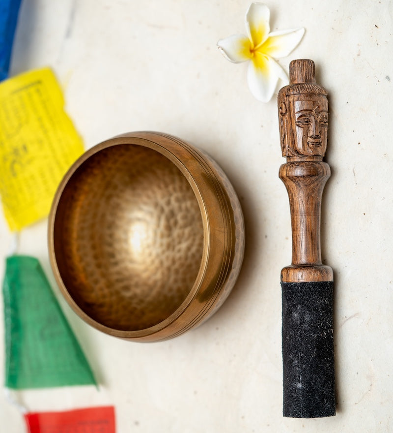 Hand carved Buddha Striker for your singing bowl