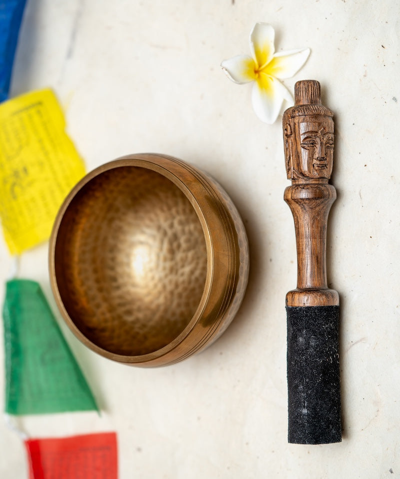 Hand carved Buddha Striker for your singing bowl