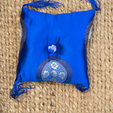 Dark Blue Square Cushion - Himalayas Shop