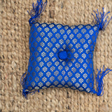 Dark Blue Square Cushion - Handmade Cushion 