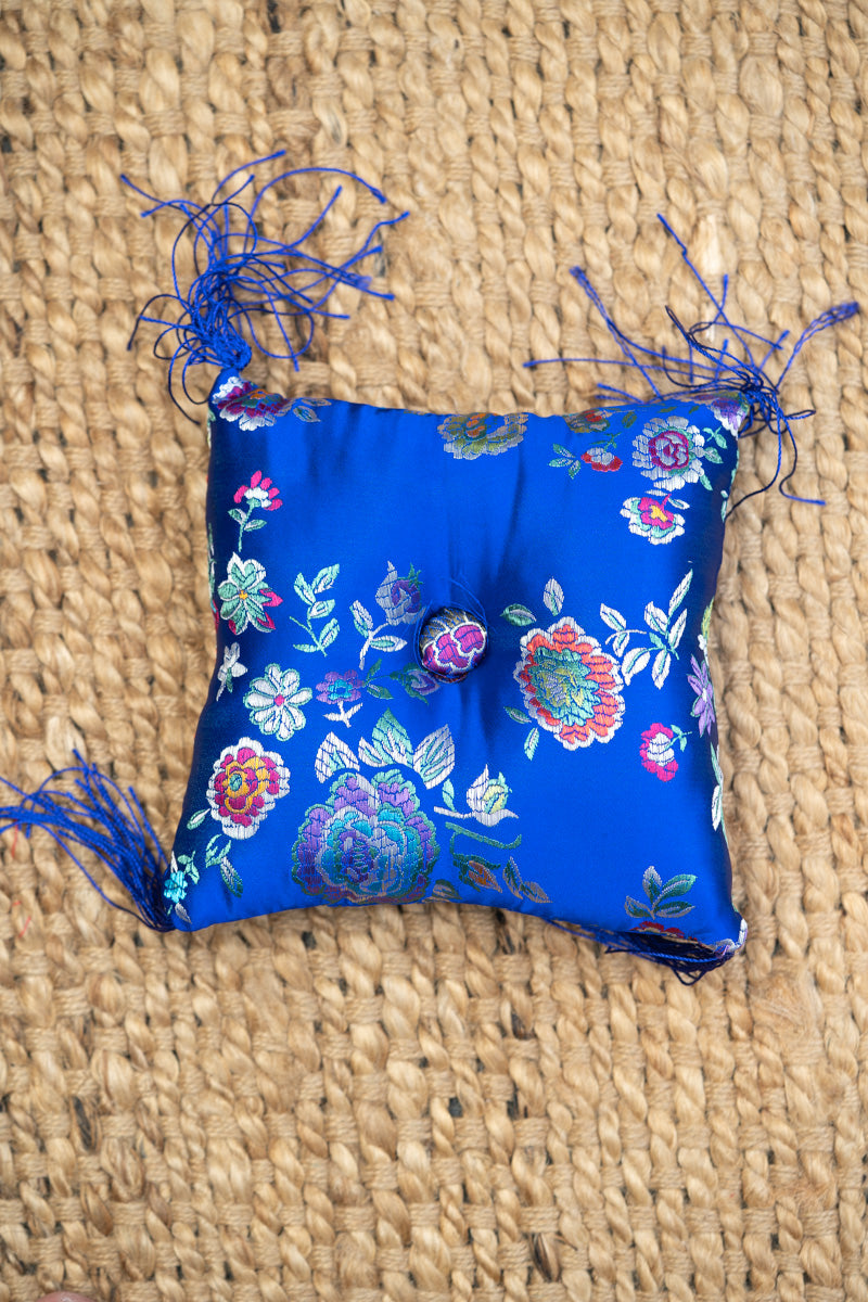 Dark Blue Square Cushion - Himalayas Shop