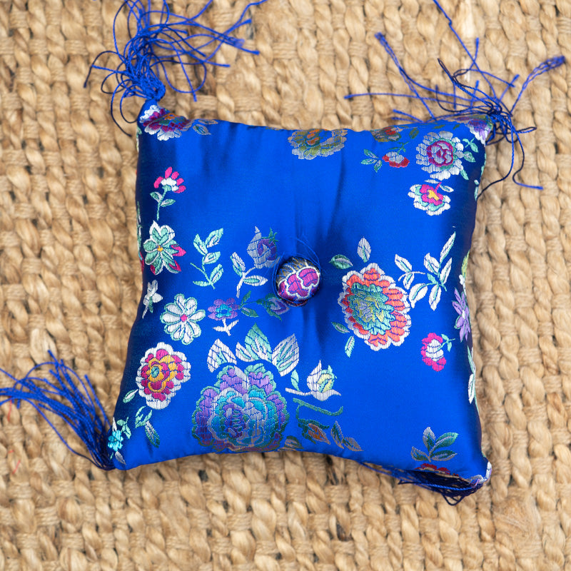 Dark Blue Square Cushion - Himalayas Shop