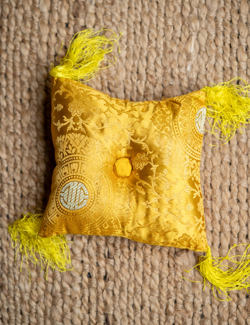 Yellow Square Cushion - Shop Now