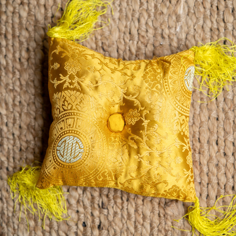 Yellow Square Cushion - Shop Now