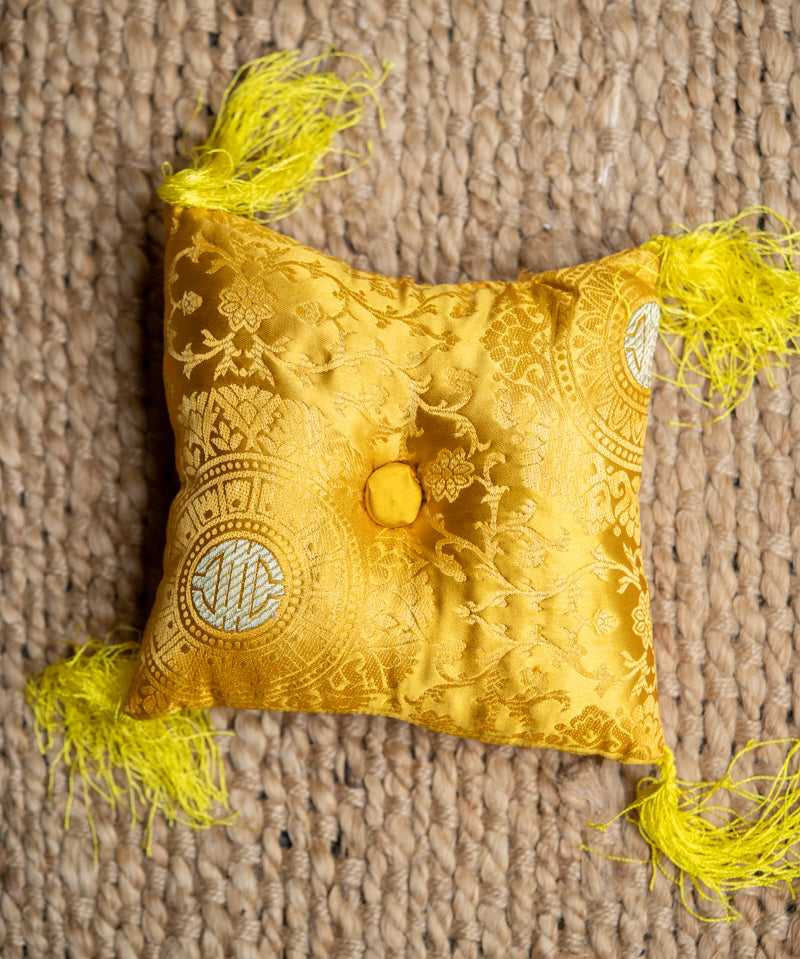 Yellow Square Cushion - Shop Now