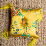 Yellow Square Cushion - Himalayas Shop