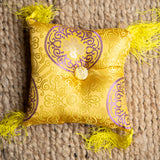 Yellow Square Cushion - Himalayas Shop