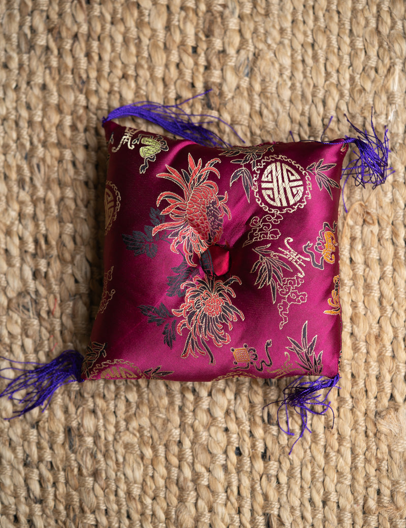 Dark Square Cushion - Handmade Cushion