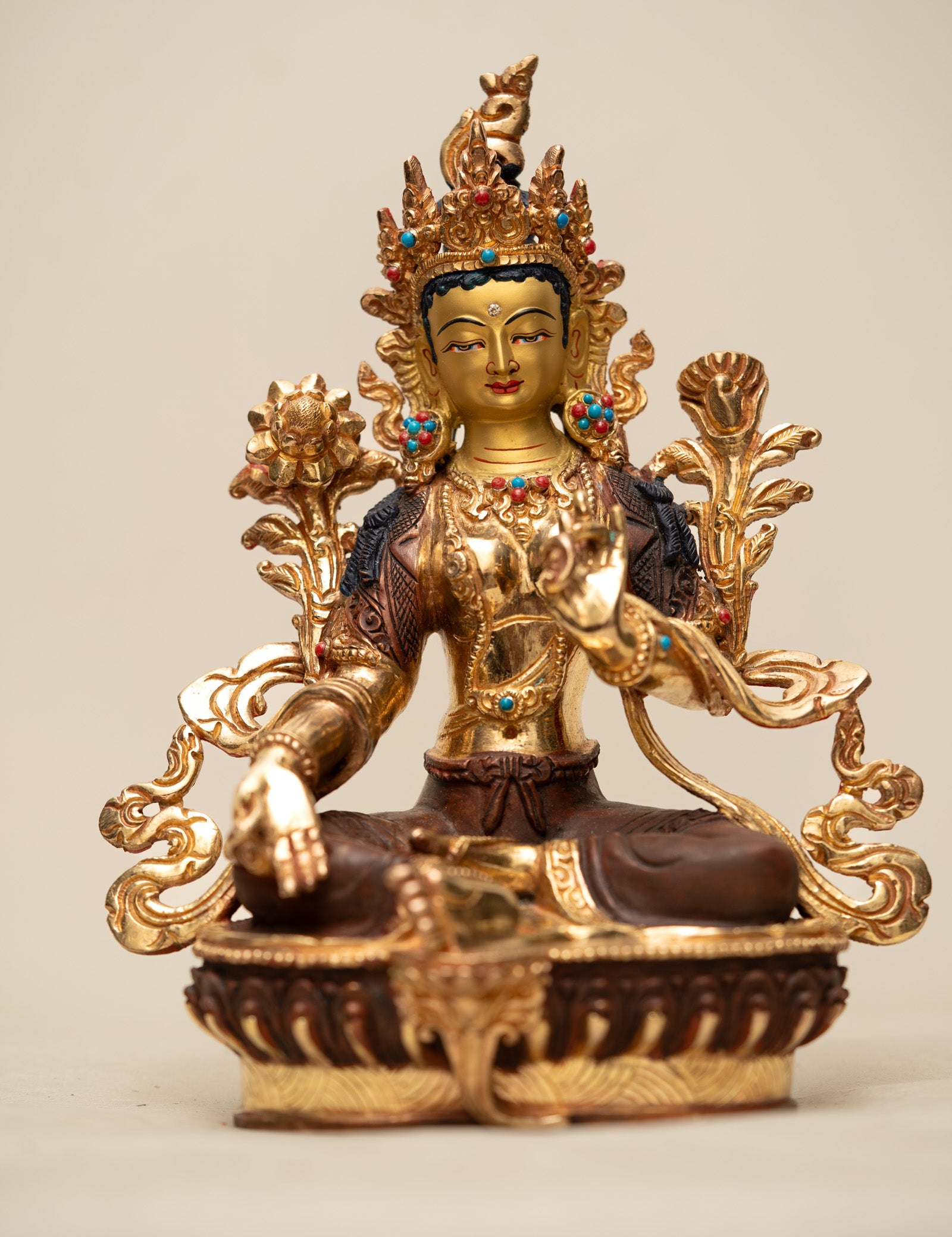 Green Tara Statue - Handcrafted Statue