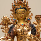 Green Tara Statue - Handcrafted Statue