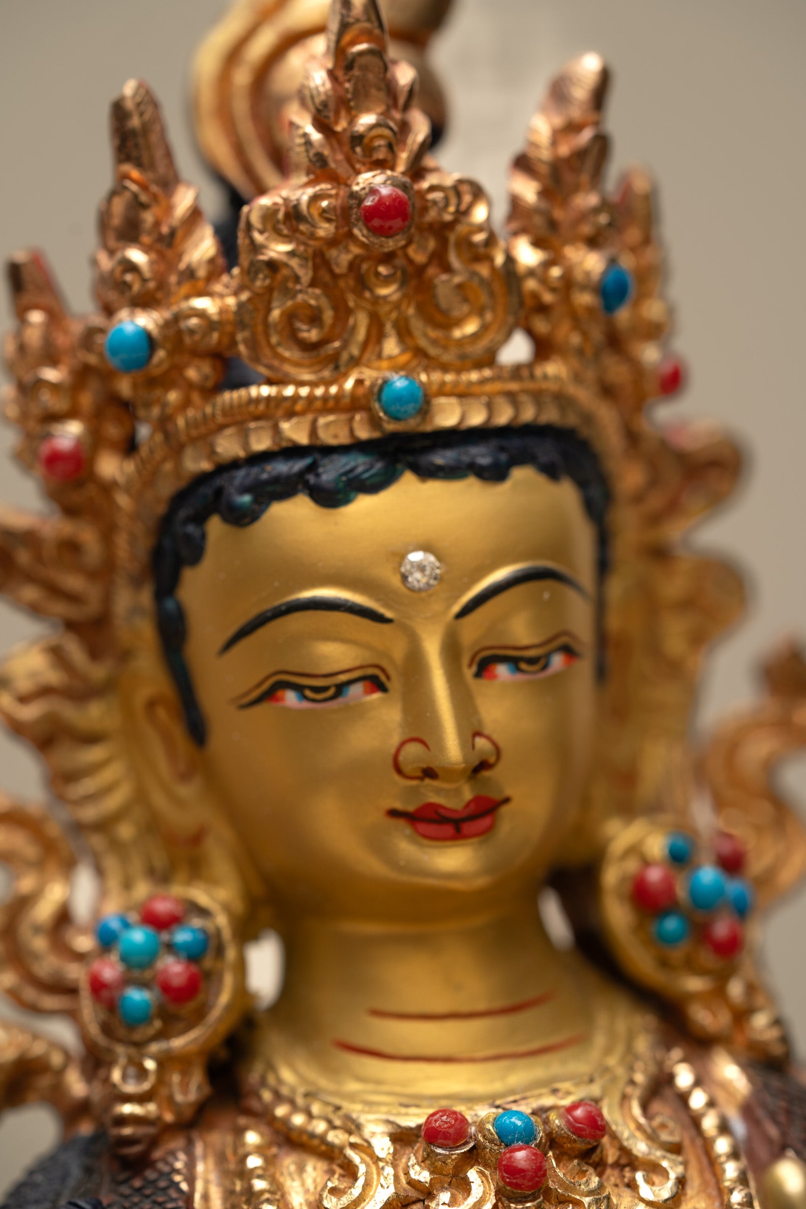 Green Tara Statue - Handcrafted Statue