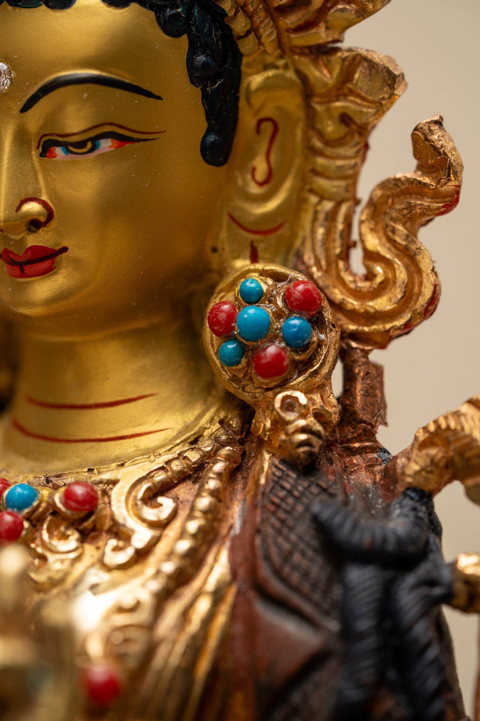 Green Tara Statue - Handcrafted Statue