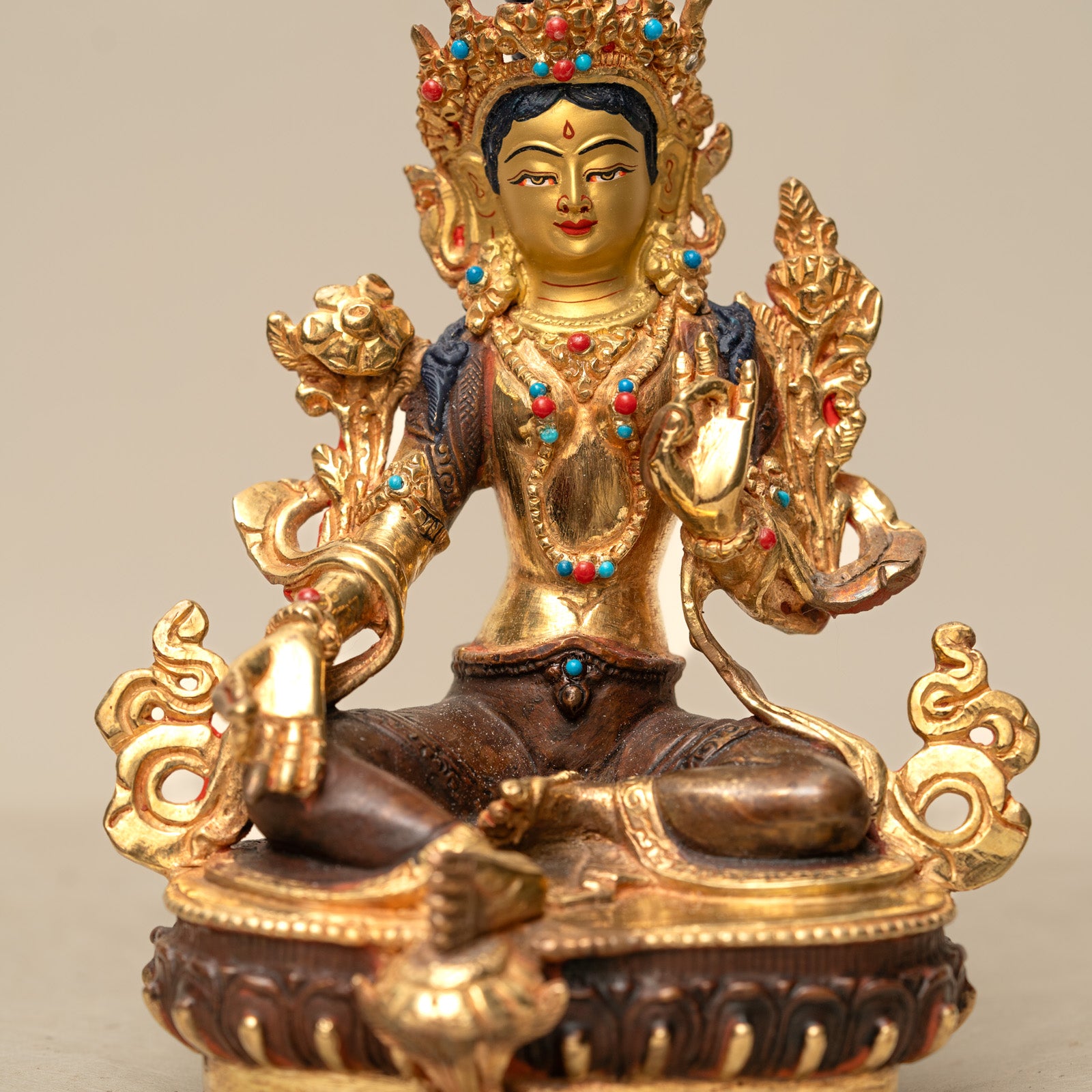 Green Tara - Handcrafted Statue 