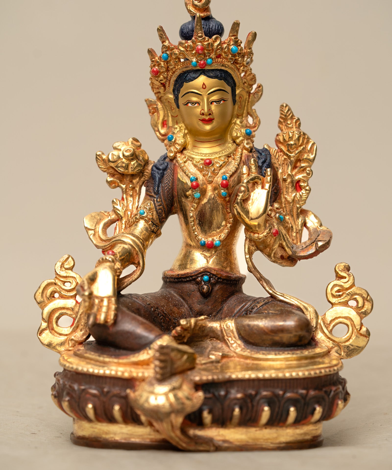 Green Tara - Handcrafted Statue 