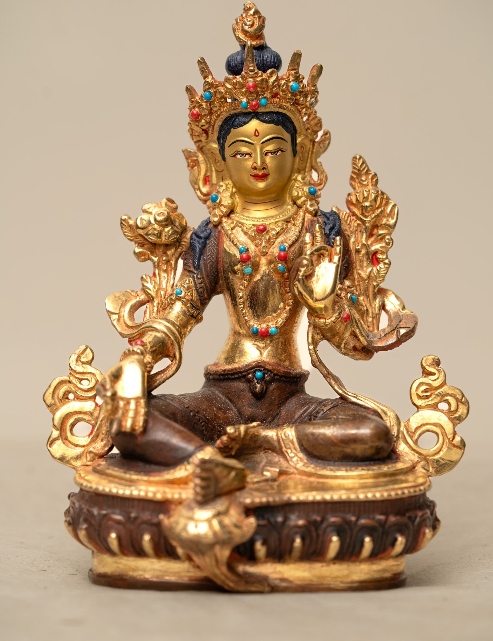 Green Tara - Handcrafted Statue 