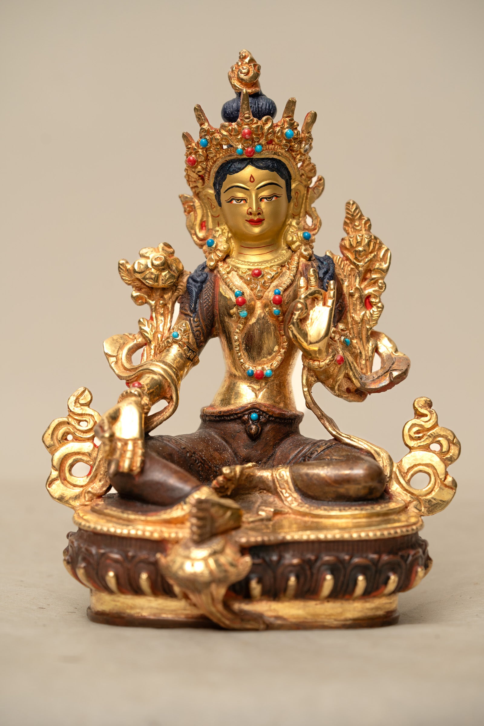 Green Tara - Handcrafted Statue 