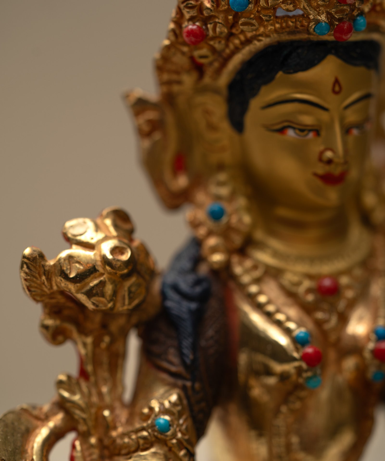 Green Tara - Handcrafted Statue 